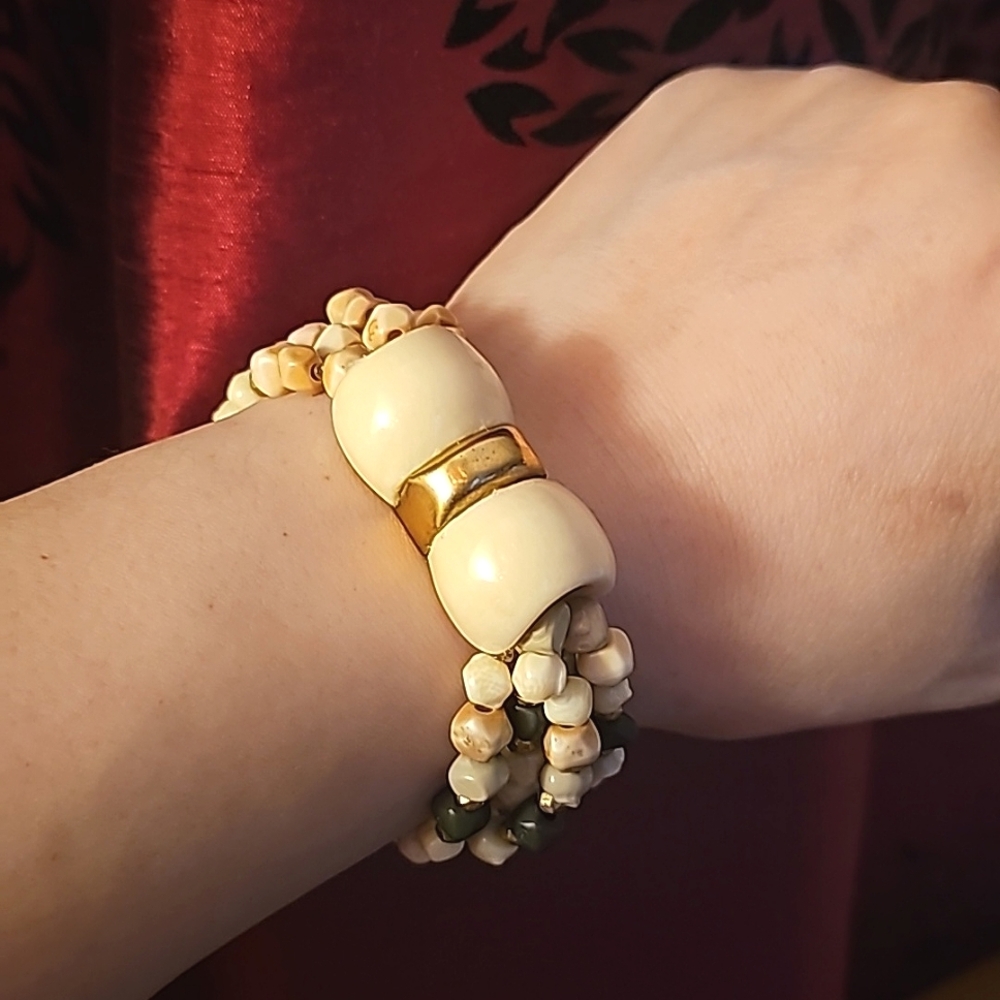 Rare Vintage Emanuel Ungaro Parallèle-Paris Stretch Bracelet 🇮🇹